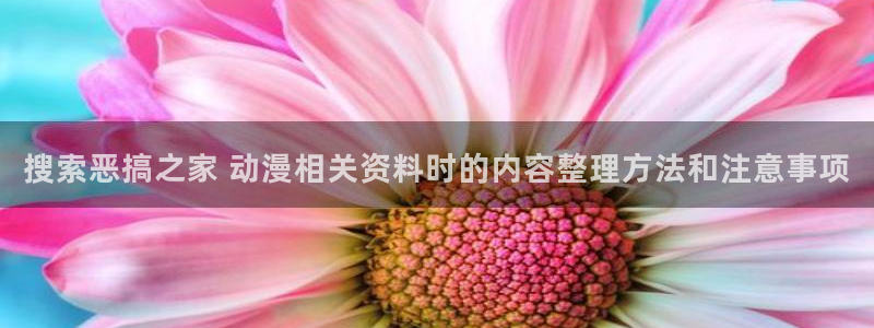 omofun经典动漫推荐:搜索恶搞之家 动漫相关资料时的内容整理方法和注意事项配图